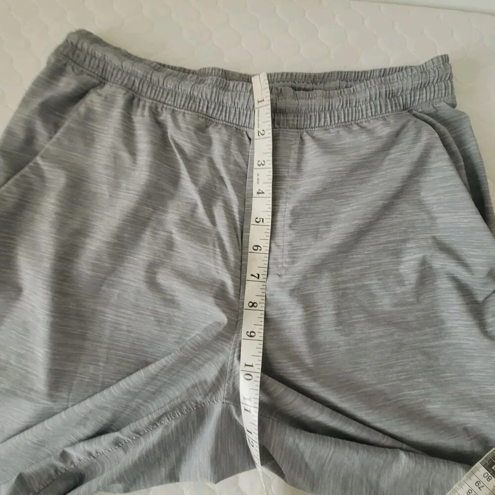 Lululemon Pace Breaker Shorts Mens Size M Gray Linerless Athleisure Gym Running